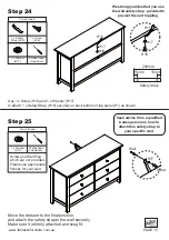 Предварительный просмотр 34 страницы fantastic furniture COMO BEDSIDE 2 DRW Manual