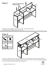 Предварительный просмотр 10 страницы fantastic furniture COMO DESK HUTCH Manual