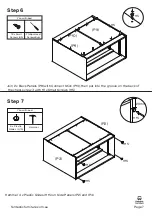 Предварительный просмотр 7 страницы fantastic furniture Como Dresser 3 Drw Manual