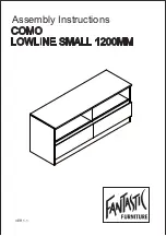 Предварительный просмотр 1 страницы fantastic furniture COMO LOWLINE SMALL Assembly Instructions Manual