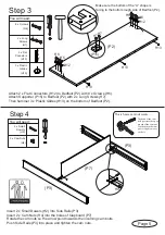 Предварительный просмотр 5 страницы fantastic furniture COMO Queen Bed Assembly Instructions Manual