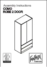 Предварительный просмотр 1 страницы fantastic furniture COMO ROBE 2 DOOR Assembly Instructions Manual