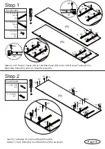 Предварительный просмотр 4 страницы fantastic furniture COMO ROBE 2 DOOR Assembly Instructions Manual