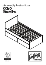 Предварительный просмотр 1 страницы fantastic furniture COMO Single Bed Assembly Instructions Manual