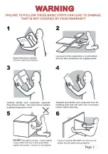 Предварительный просмотр 2 страницы fantastic furniture COMO Single Bed Assembly Instructions Manual