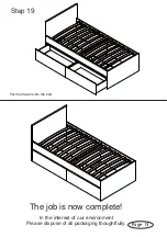 Предварительный просмотр 13 страницы fantastic furniture COMO Single Bed Assembly Instructions Manual