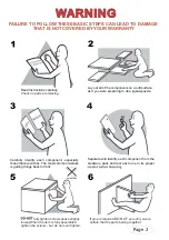 Предварительный просмотр 2 страницы fantastic furniture COMO TALLBOY 6 DRW Assembly Instructions Manual