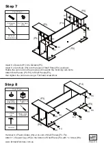 Предварительный просмотр 8 страницы fantastic furniture COMO TV Stand Manual