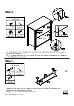 Предварительный просмотр 11 страницы fantastic furniture Cooper Lowboy 3 Drawer Manual