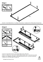 Предварительный просмотр 5 страницы fantastic furniture Cove Hall Table Assembly Instructions Manual