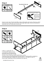 Предварительный просмотр 6 страницы fantastic furniture Cove Hall Table Assembly Instructions Manual