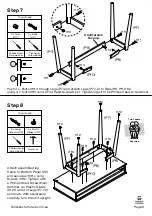 Предварительный просмотр 8 страницы fantastic furniture Cove Hall Table Assembly Instructions Manual