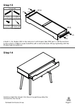 Предварительный просмотр 11 страницы fantastic furniture Cove Hall Table Assembly Instructions Manual