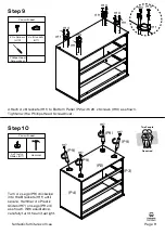 Предварительный просмотр 9 страницы fantastic furniture Cove Manual