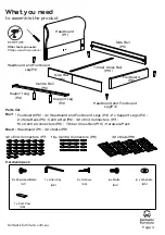 Предварительный просмотр 4 страницы fantastic furniture Crescent Bed Queen Manual