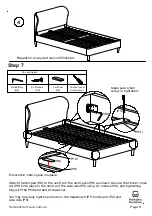 Предварительный просмотр 9 страницы fantastic furniture Crescent Bed Queen Manual