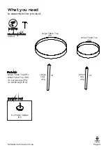 Предварительный просмотр 4 страницы fantastic furniture Duo Table Nest Set Manual