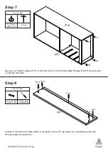 Предварительный просмотр 8 страницы fantastic furniture Eden Utility 4 Drawer Clothes Rack Manual