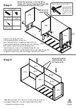 Предварительный просмотр 6 страницы fantastic furniture Eden Utility 5 Drawer 2 Shelf Manual