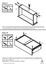 Предварительный просмотр 10 страницы fantastic furniture Eden Utility 5 Drawer 2 Shelf Manual