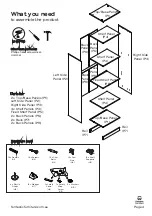 Предварительный просмотр 4 страницы fantastic furniture Eden Utility 5 Shelf Quick Start Manual