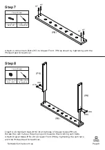 Предварительный просмотр 8 страницы fantastic furniture Eden Utility Pants Storage Clothes Rack Manual