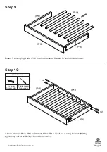 Предварительный просмотр 9 страницы fantastic furniture Eden Utility Pants Storage Clothes Rack Manual