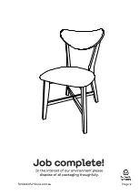 Предварительный просмотр 15 страницы fantastic furniture ELKE CHAIR 1 STR WHITE Manual