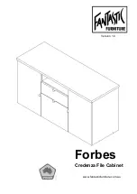 fantastic furniture Forbes Credenza File Cabinet Manual предпросмотр