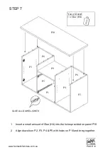 Предварительный просмотр 12 страницы fantastic furniture Forbes Credenza File Cabinet Manual