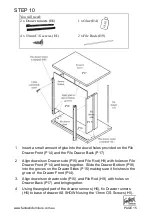 Предварительный просмотр 15 страницы fantastic furniture Forbes Credenza File Cabinet Manual