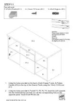 Предварительный просмотр 16 страницы fantastic furniture Forbes Credenza File Cabinet Manual