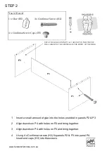 Предварительный просмотр 6 страницы fantastic furniture Forbes Desk Standard Assembly Instructions Manual