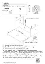 Предварительный просмотр 7 страницы fantastic furniture Forbes Desk Standard Assembly Instructions Manual