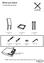 Preview for 3 page of fantastic furniture Foxy Storage Ottoman Assembly Instructions Manual