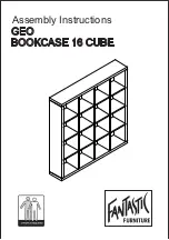 fantastic furniture GEO 16 CUBE Assembly Instructions Manual предпросмотр