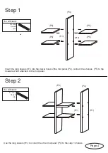 Предварительный просмотр 4 страницы fantastic furniture GEO BOOKCASE 9 CUBE Assembly Instructions Manual