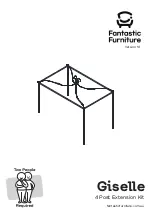 fantastic furniture Giselle 4 Post Extension Kit Manual предпросмотр