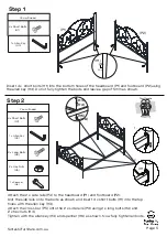 Предварительный просмотр 13 страницы fantastic furniture Giselle 4 Post Extension Kit Manual