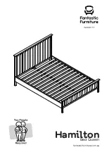 Preview for 1 page of fantastic furniture Hamilton Bed Queen Manual