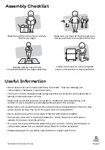 Preview for 3 page of fantastic furniture Hamilton Bedside 2 Drawer Manual