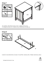 Предварительный просмотр 8 страницы fantastic furniture Hamilton Bedside 2 Drawer Manual