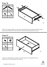 Предварительный просмотр 10 страницы fantastic furniture Hamilton Bedside 2 Drawer Manual