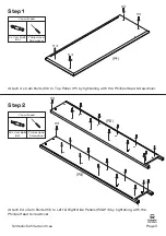 Preview for 5 page of fantastic furniture Hamilton Bookcase 5 Shelf Manual