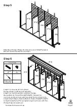 Preview for 7 page of fantastic furniture Hamilton Bookcase 5 Shelf Manual