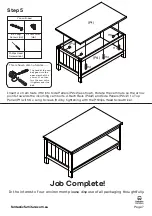 Предварительный просмотр 7 страницы fantastic furniture Hamilton Coffee Table Rectangle Quick Start Manual