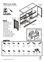 Preview for 4 page of fantastic furniture Hamilton Dresser 6 Drawer Manual