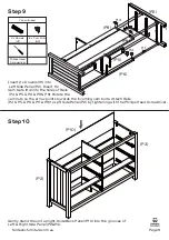 Preview for 9 page of fantastic furniture Hamilton Dresser 6 Drawer Manual