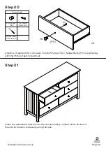 Preview for 14 page of fantastic furniture Hamilton Dresser 6 Drawer Manual