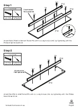 Предварительный просмотр 5 страницы fantastic furniture Hamilton Hall Table Quick Start Manual